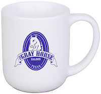 Ceramic Mugs: 16oz White Glossy Coffee Cups